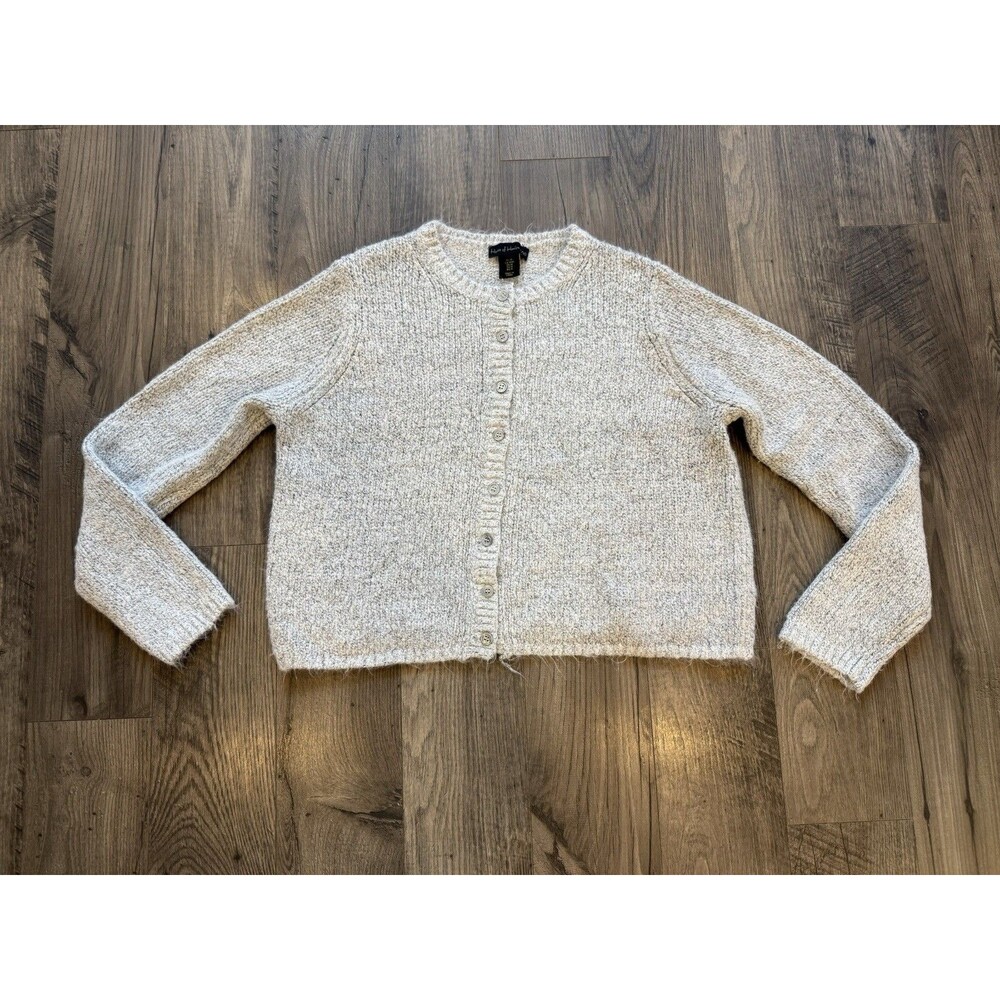 House Of Harlow 1960 Knit Gray Button Down Cardigan Women’s Size Medium